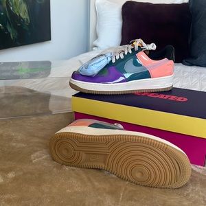 Undefeated dead stock Nike Air Force shoes